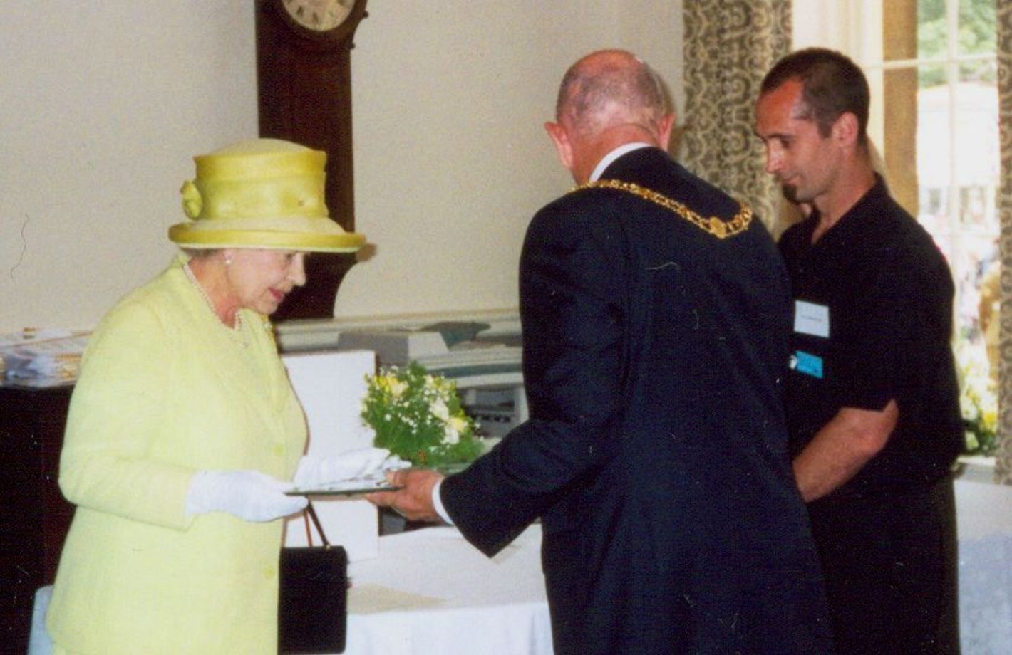 Presentation of commissioned bowl to HM Queen Elizabeth II